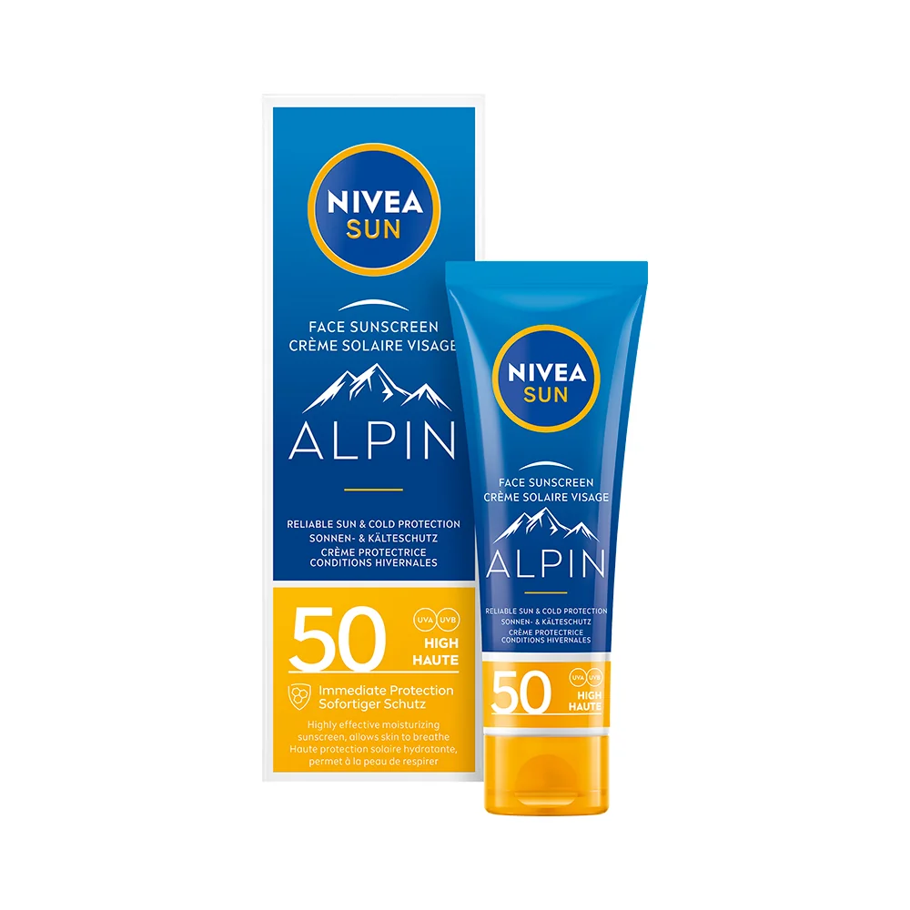Nivea Sun Krém na opaľovanie Alpin SPF 50 50 ml