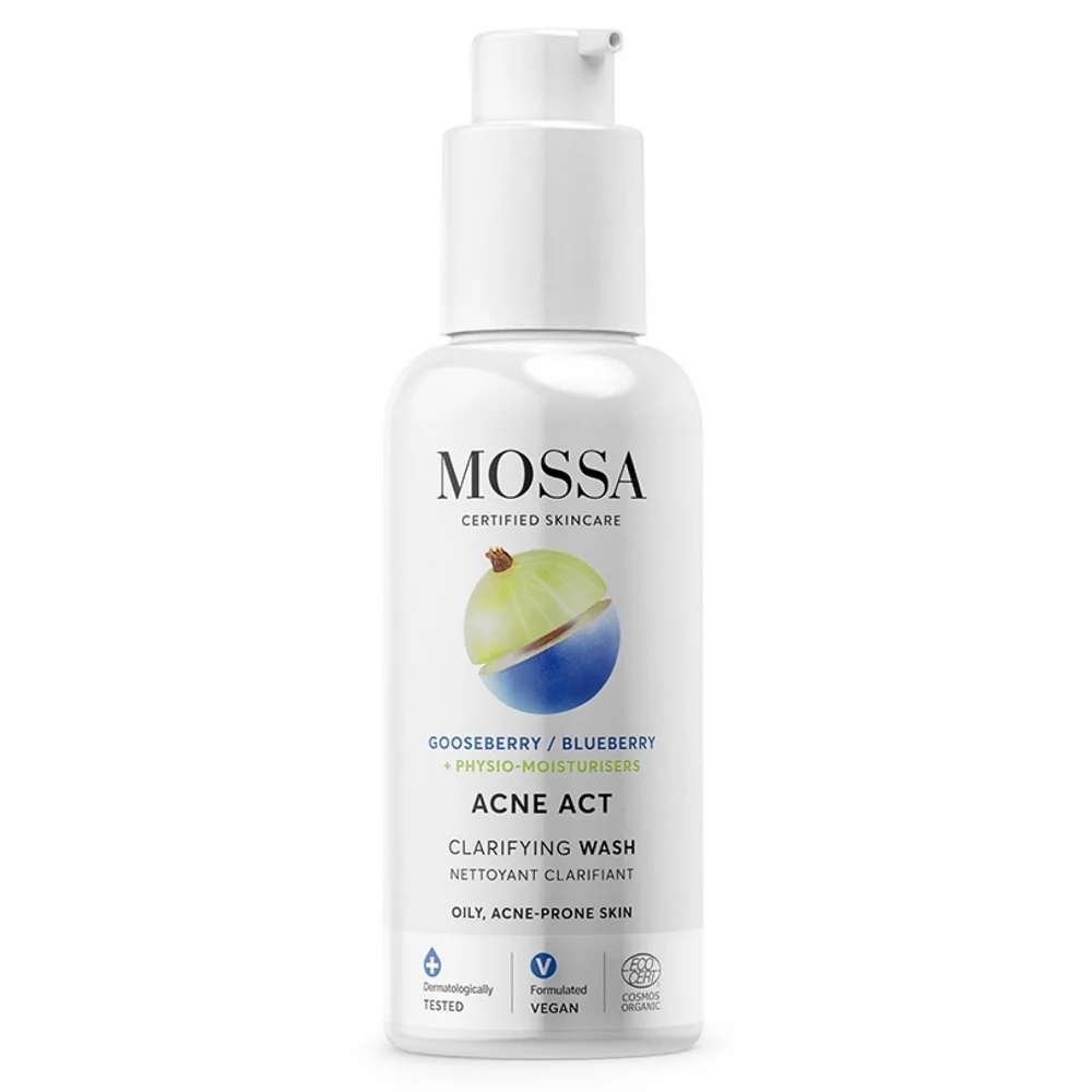 MOSSA Čistiaci gél, ACNE ACT 140 ml