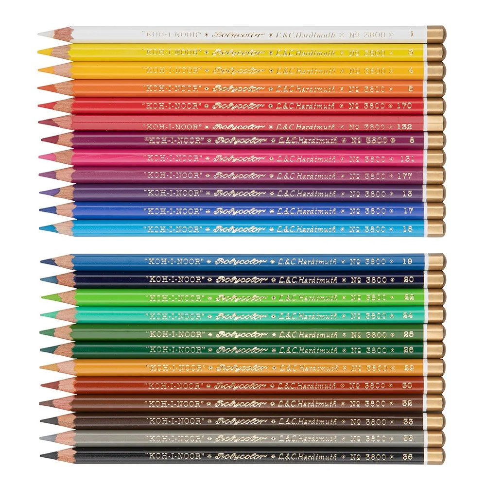 Umelecké pastelky POLYCOLOR RETRO 3824/24 24 ks