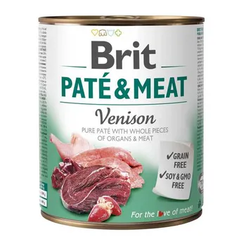 Brit Konzerva Paté & Meat Venison 800g 1×800 g