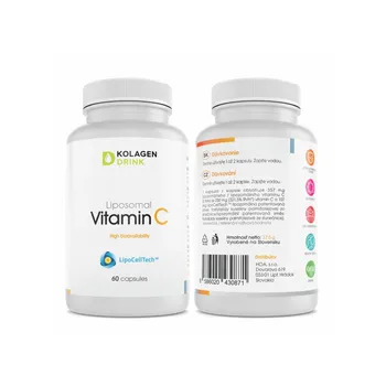 KolagenDrink Lipozomálny vitamín C LipoCellTech™ 1×60 cps, 60 dávok v balení