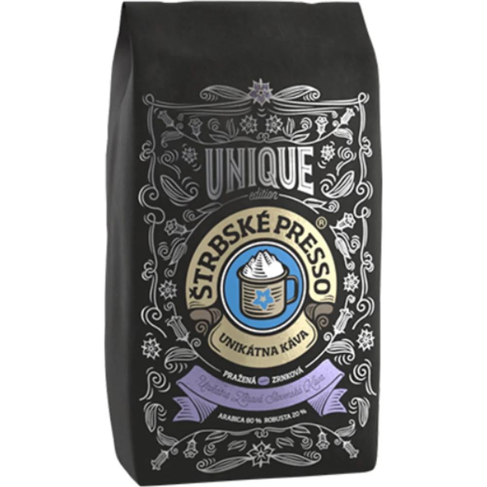 ŠTRBSKÉ PRESSO káva BLUE 1×250 g, mletá káva