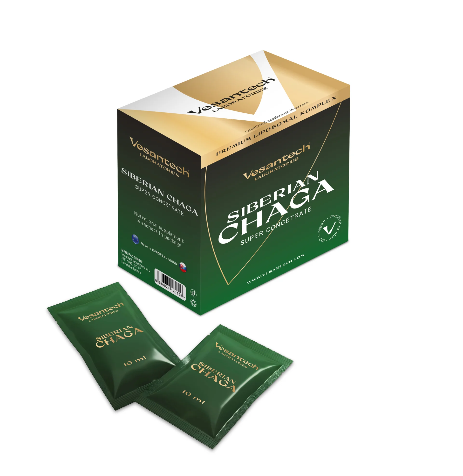 Lipozomálna Sibírska Čaga Shotbox