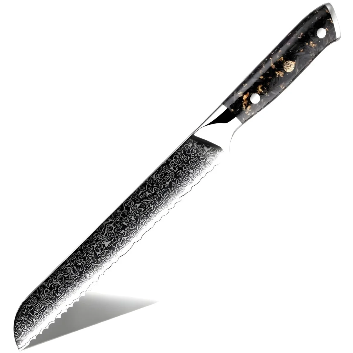 Damaškový kuchynský nôž Bread-34,2cm, čepeľ 21,1cm, SKU: 35142