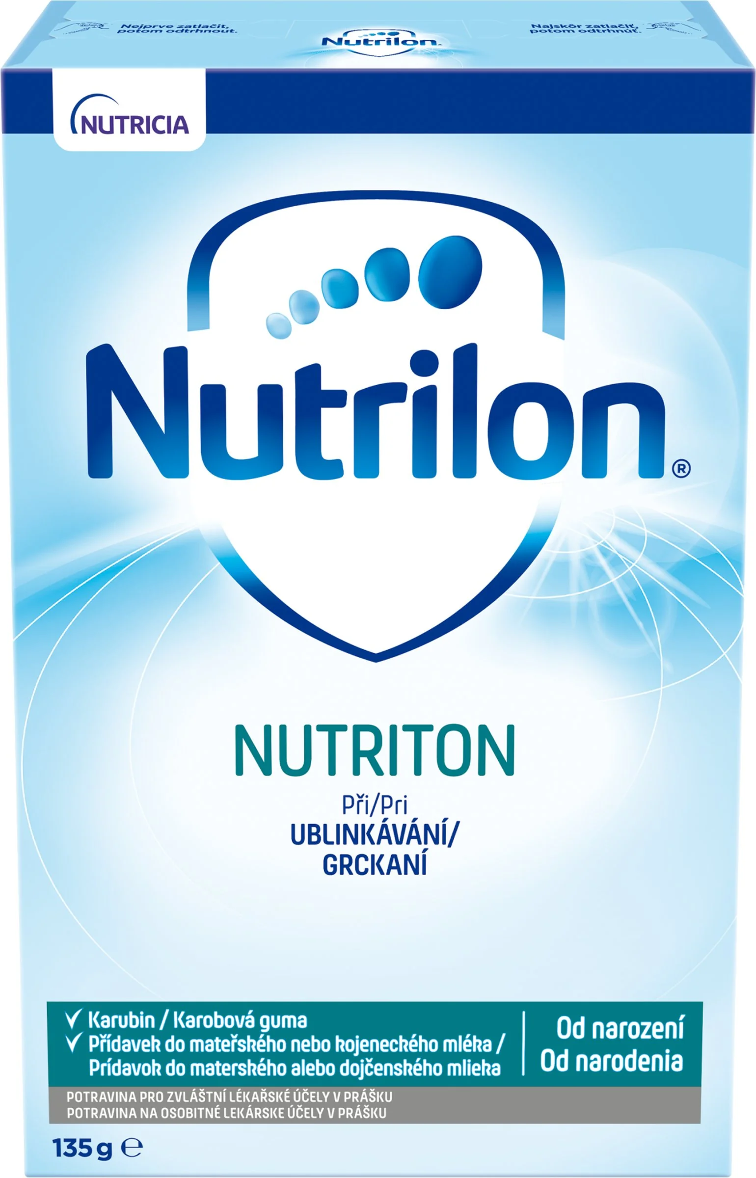 Nutrilon 1 NUTRITON 1×135 g, dietetická potravina, od narodenia