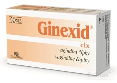 GINEXID vaginálne čapíky 10x2g 20 g