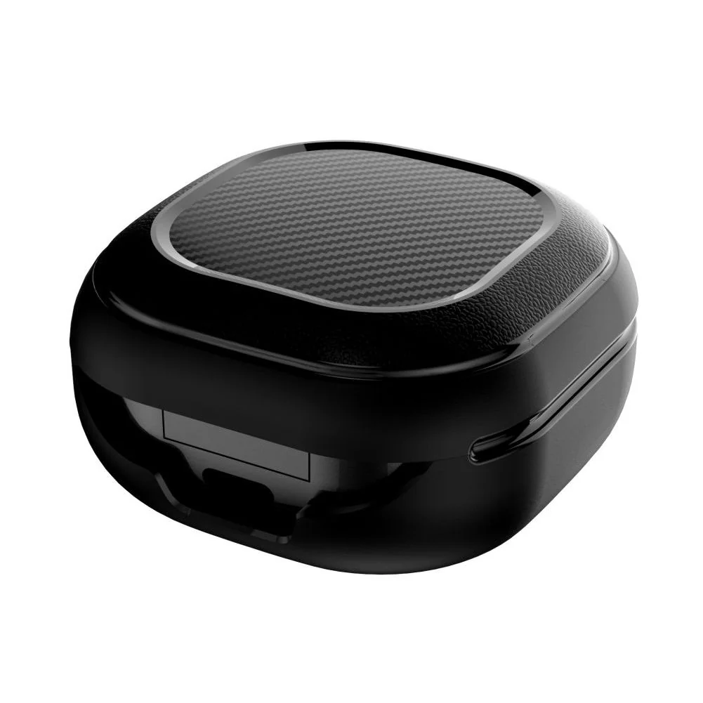 Tech-Protect Carbon puzdro na Samsung Galaxy Buds FE / 2 Pro / 2 / Live / Pro, čierne e / Pro, čierne