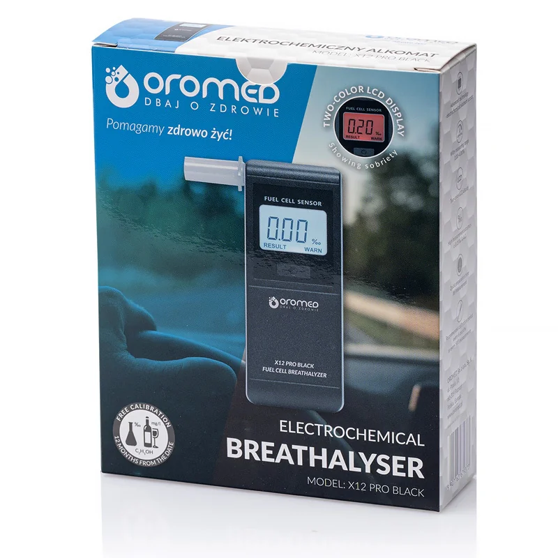 Alkohol tester OROMED X12 PRO BLACK 