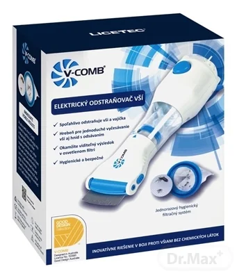 V-COMB elektrický odstraňovač vší 1×1 ks, elektrický prístroj