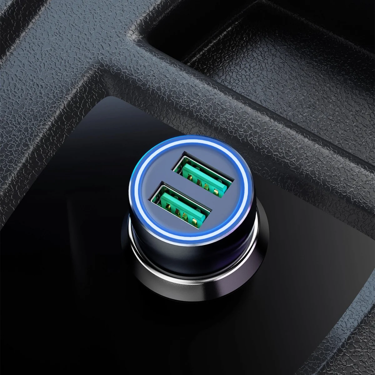 Dudao R4+ autonabíjačka 2x USB 120W 3A, šedá
