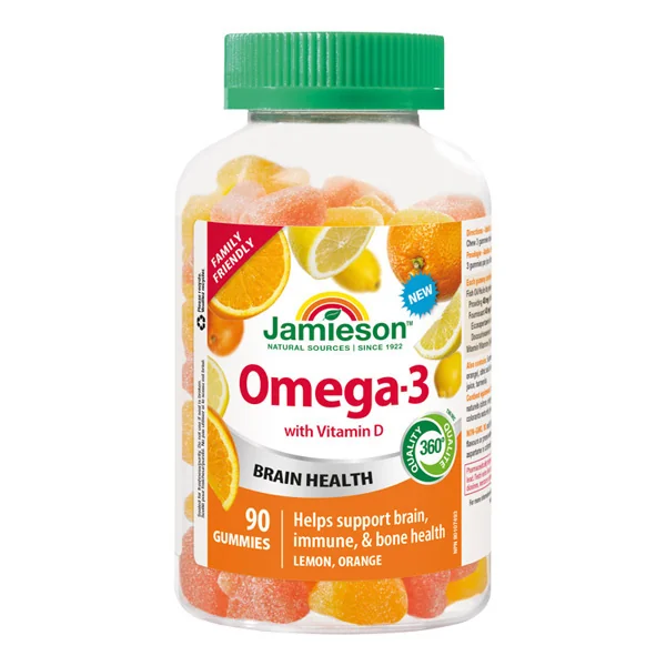 Jamieson Omega-3 Gummies 90ks 1×90 tbl, výživový doplnok