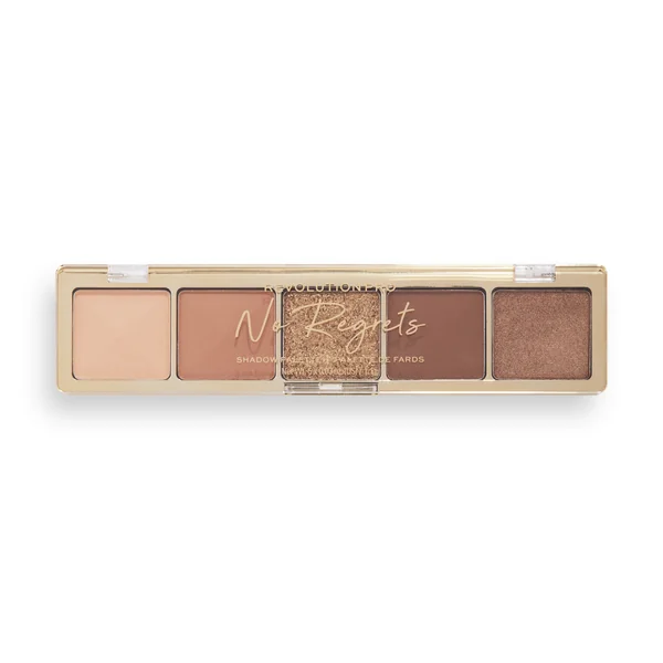 Revolution PRO, Glam Palette No Regrets Soft Nude, paletka očných tieňov 1×5,50 g, paletka očných tieňov