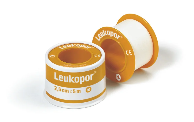 Leukopor® náplasť na cievke, 2,5cm x 5m, 1x1 ks