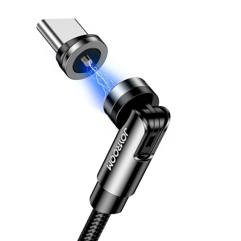 Joyroom magnetický kábel USB / USB-C 2.4A 1.2m, čierny