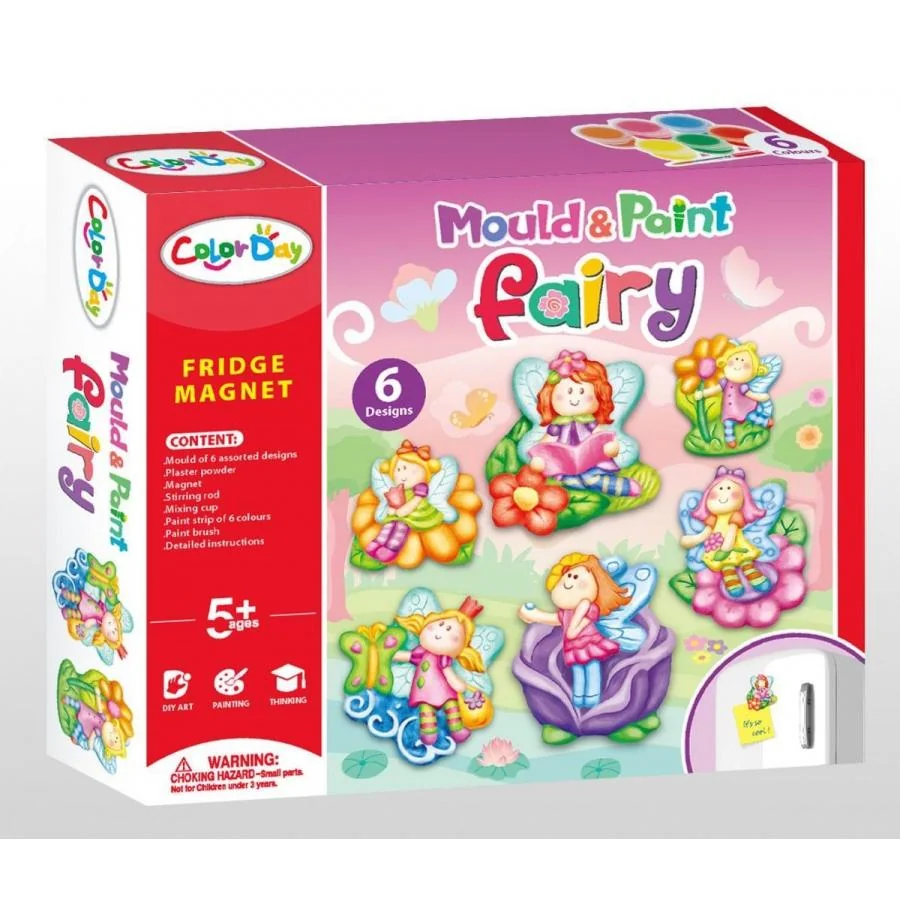 Sádrové odliatky s magnetom a farbami , 7P04309