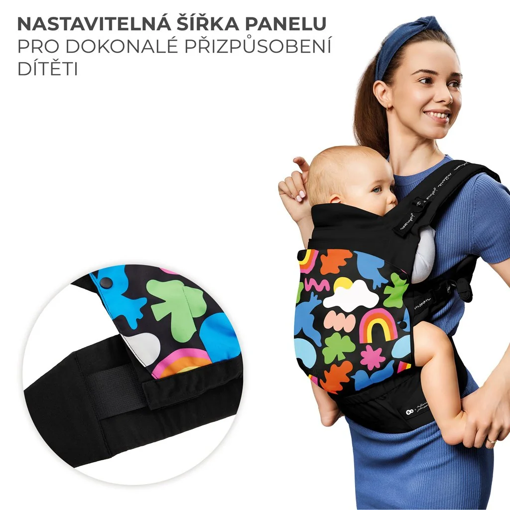 Nosič detí Huggy Happy shapes
