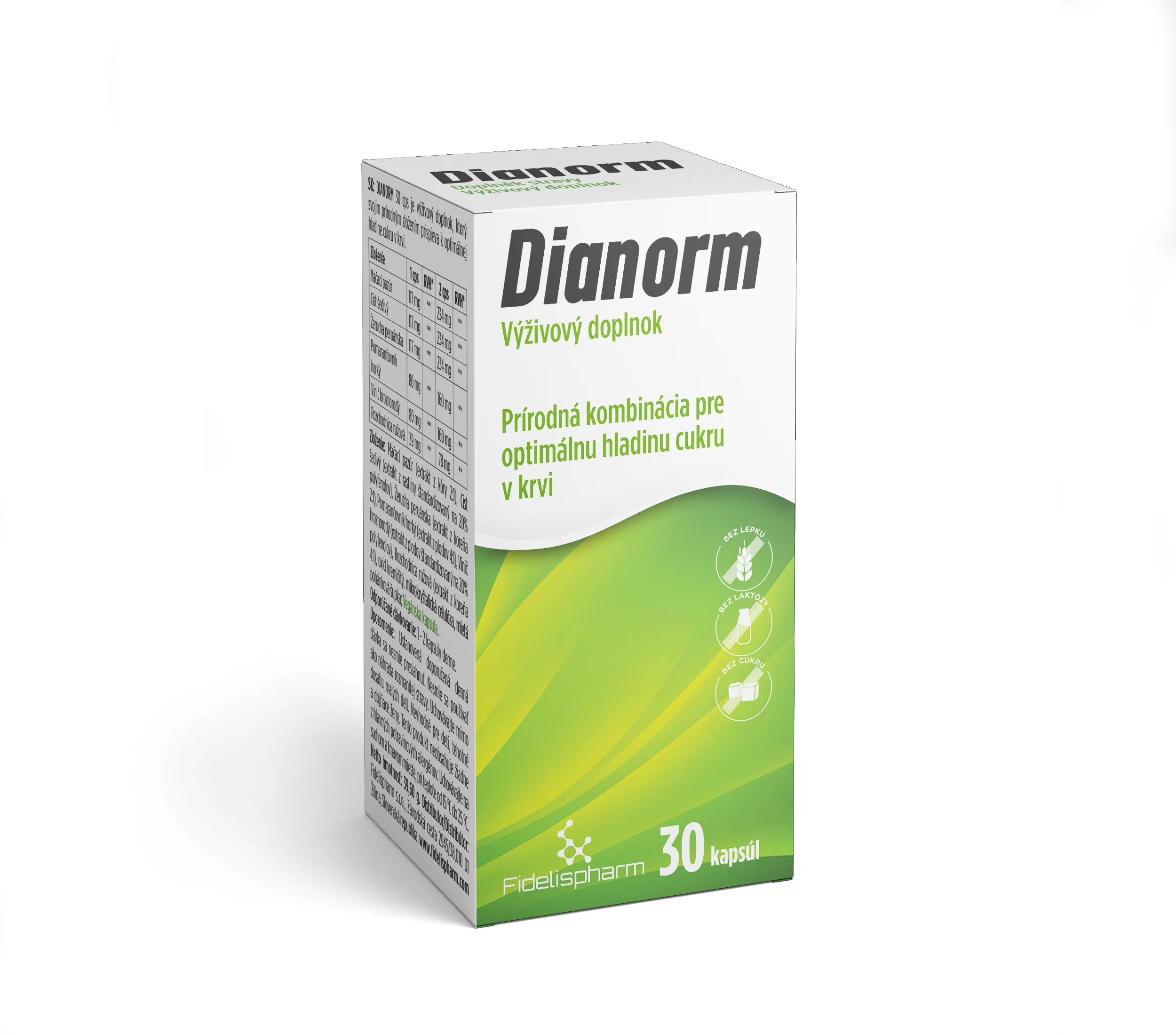 DIANORM 1×30 cps, výživový doplnok