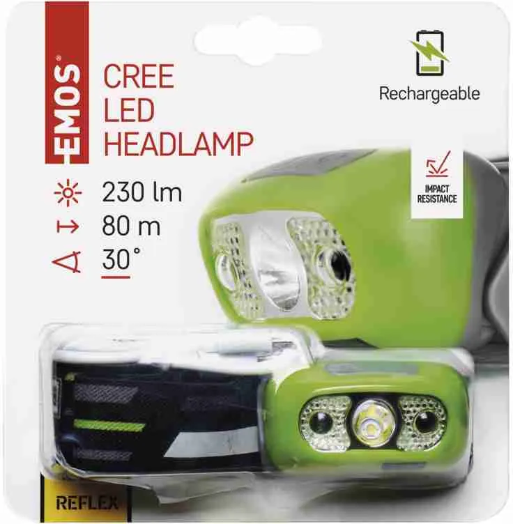 ČELOVKA LED CREE XPE 5W NAB. 1×1 ks, LED čelovka