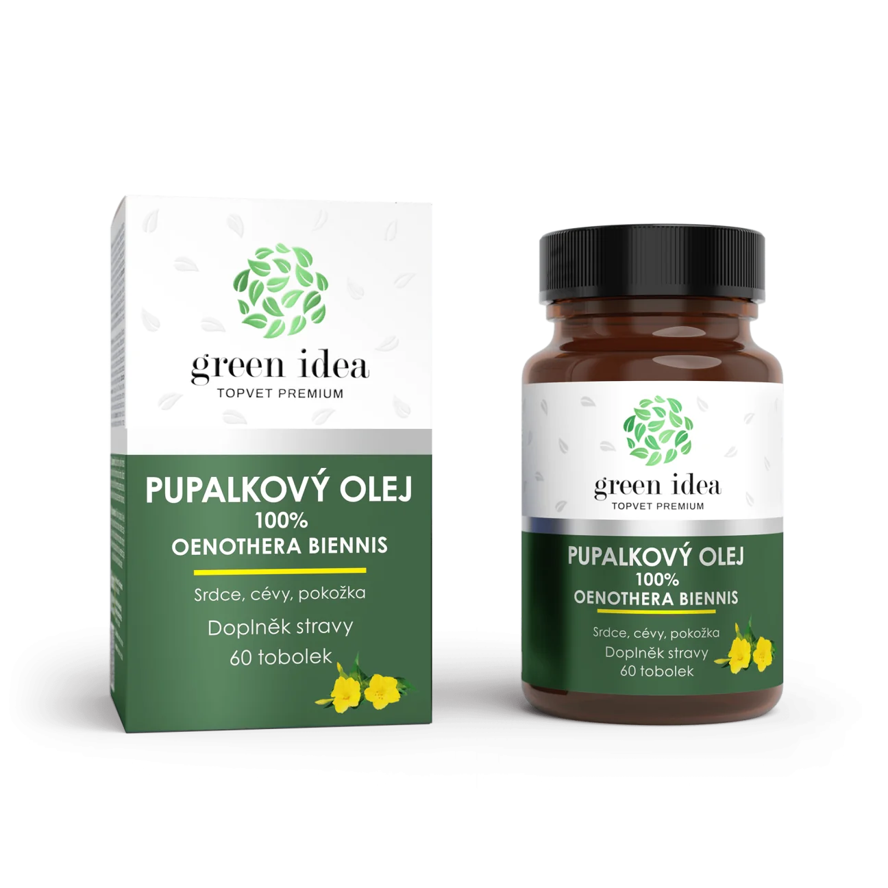 Pupalkový olej - 60 kapsúl - Green idea