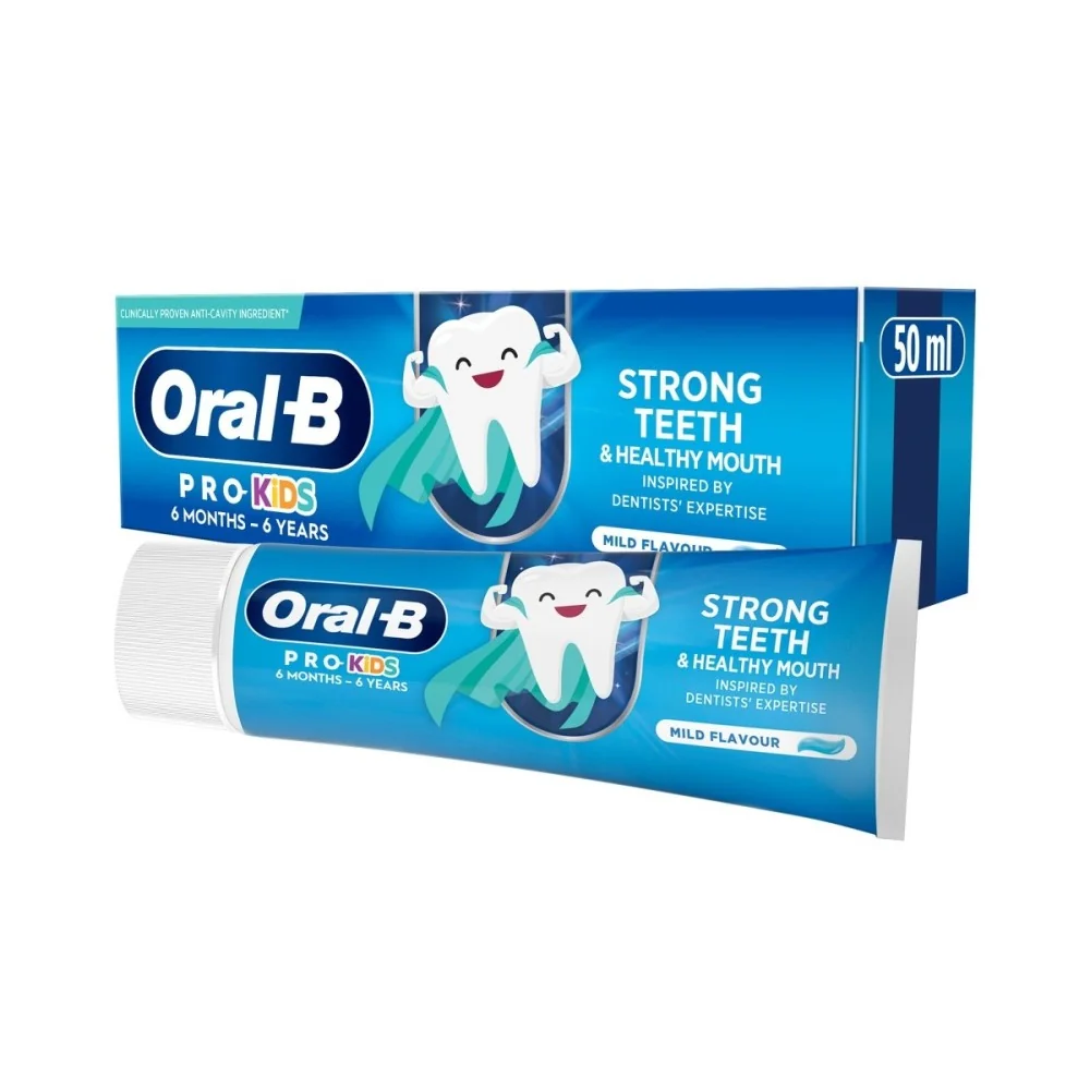 Oral-B Pro Kids zubná pasta, 0–6 rokov 1×50 ml, zubná pasta