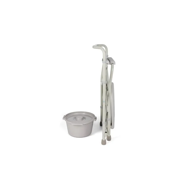 Toaletné kreslo skladacie RKT 023B – statické, do 120 kg