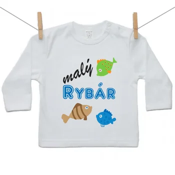 Boodyy Tričko s dlhým rukávom Malý rybár Veľkosť: 122