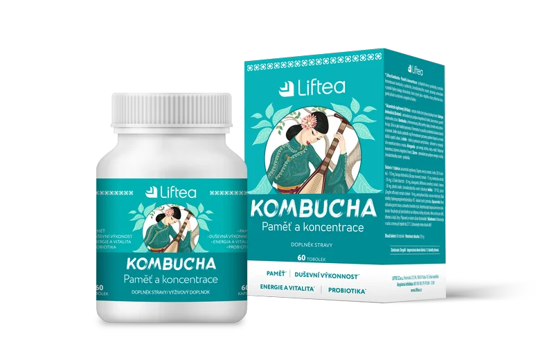 LIFTEA KOMBUCHA - PAMÄŤ A KONCENTRÁCIA 60 tbl