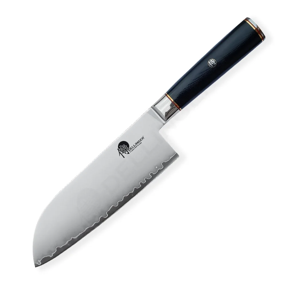 Nôž Dellinger kuchynský Santoku 180 mm Okami 3 layers AUS10