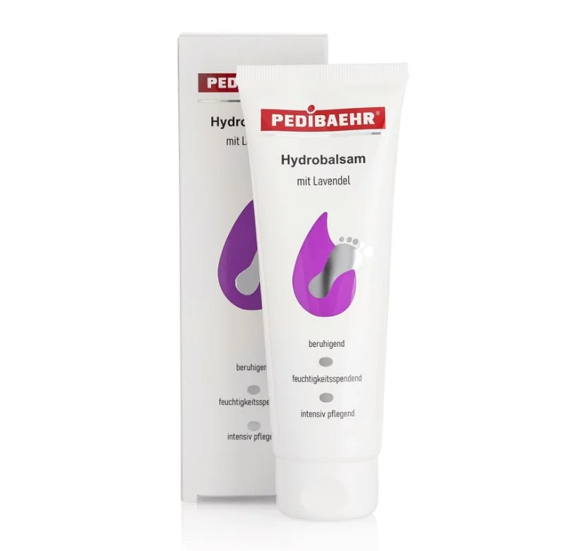 Hydrobalzam s levanduľou pre starostlivosť pre suché a drsné chodidlá Pedibaehr, 125 ml