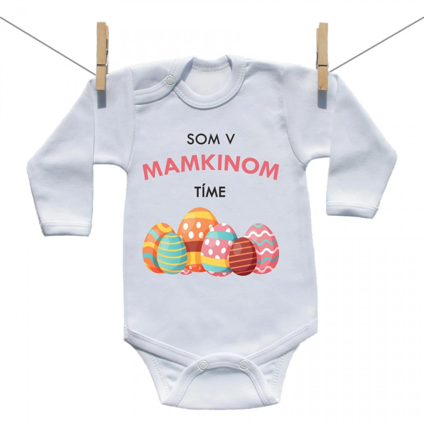 Boodyy Body s dlhým rukávom Som v mamkinom tíme Veľkosť: 68