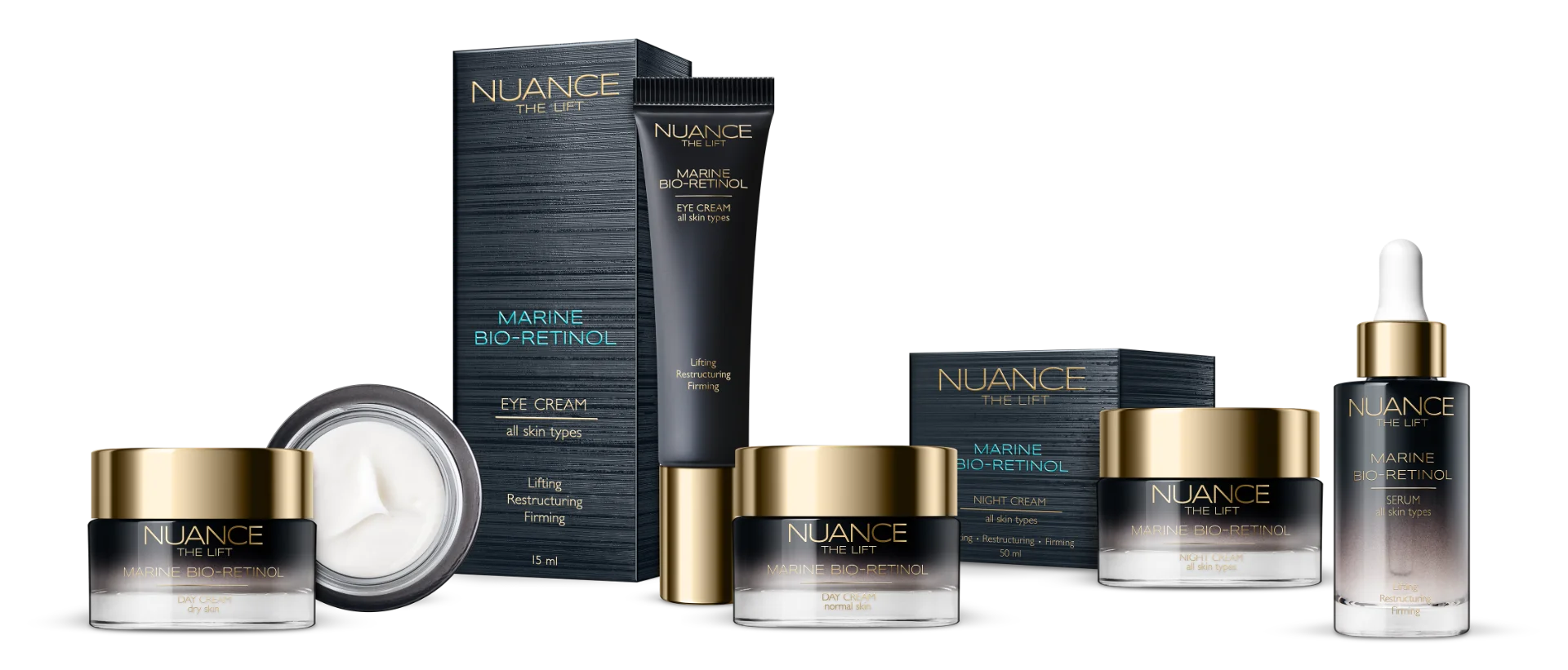NUANCE THE LIFT Eye Cream 1×15 ml, očný krém pre všetky typy pleti