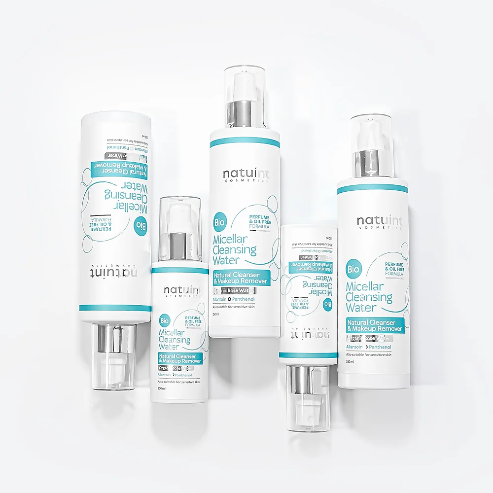 Natuint cosmetics - Prírodná BIO micelárna voda 100 ml Bezolejový odličovač očí a pier