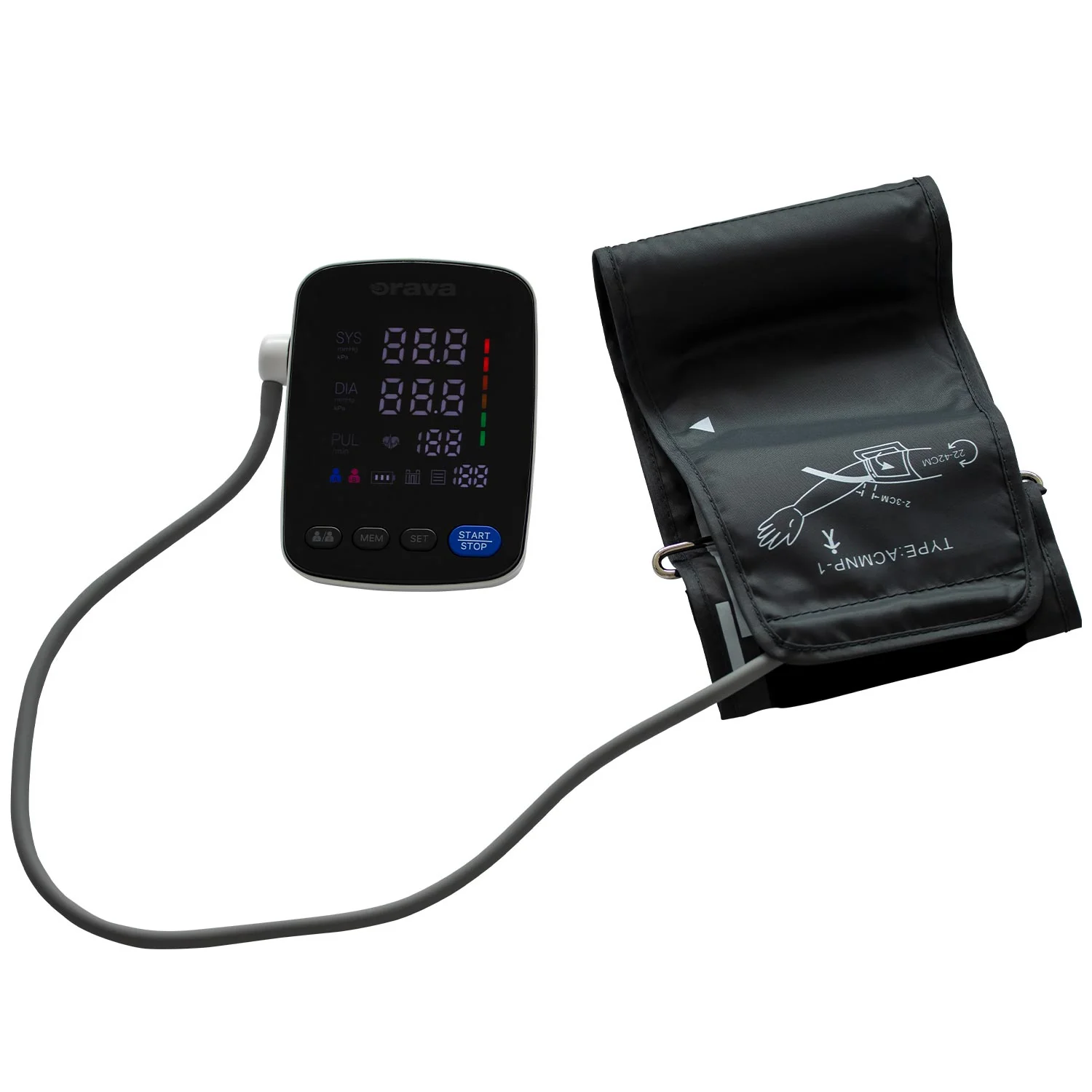 Automatický tlakomer s LCD displejom
