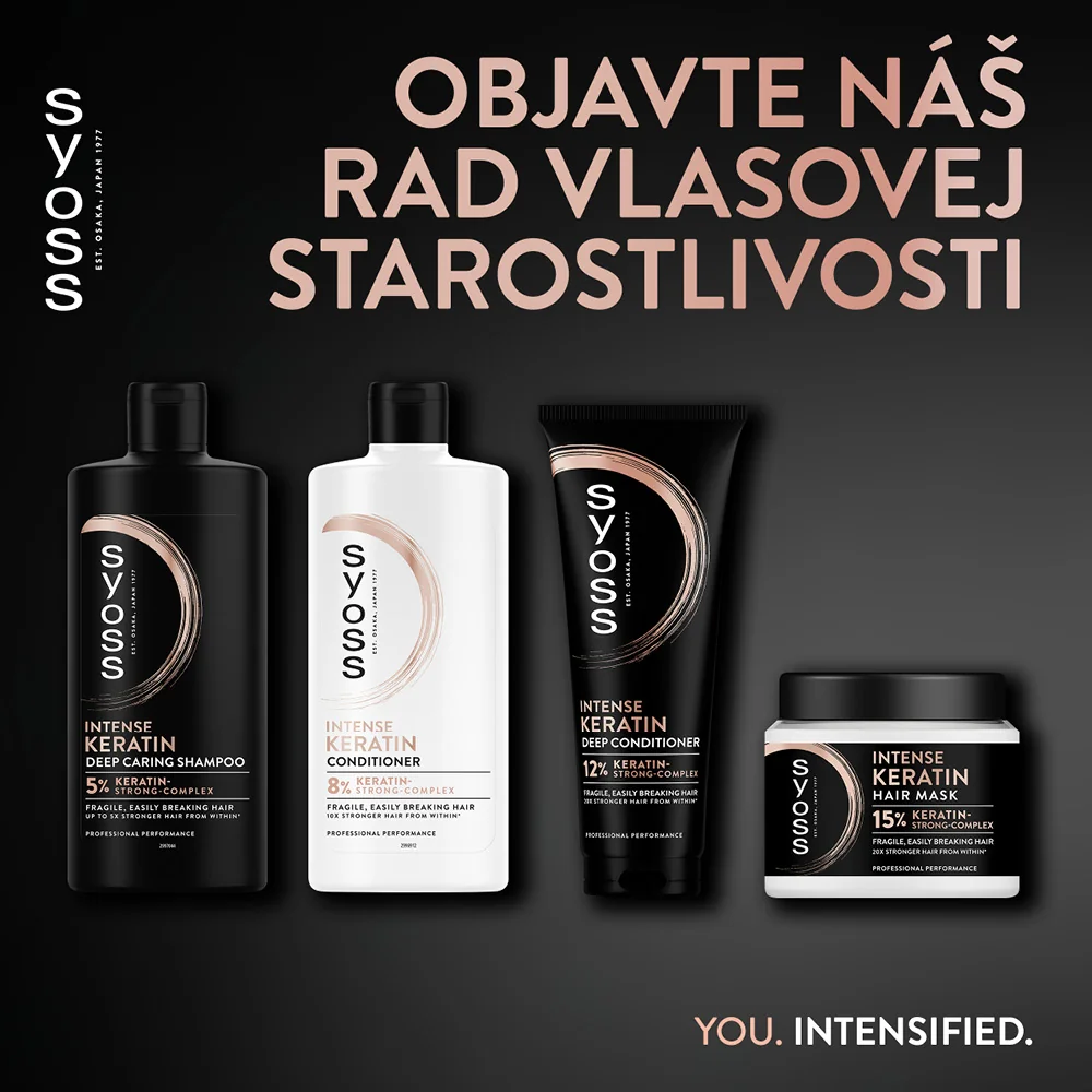 Syoss šampón Intense Keratin 1×440 ml, šampón