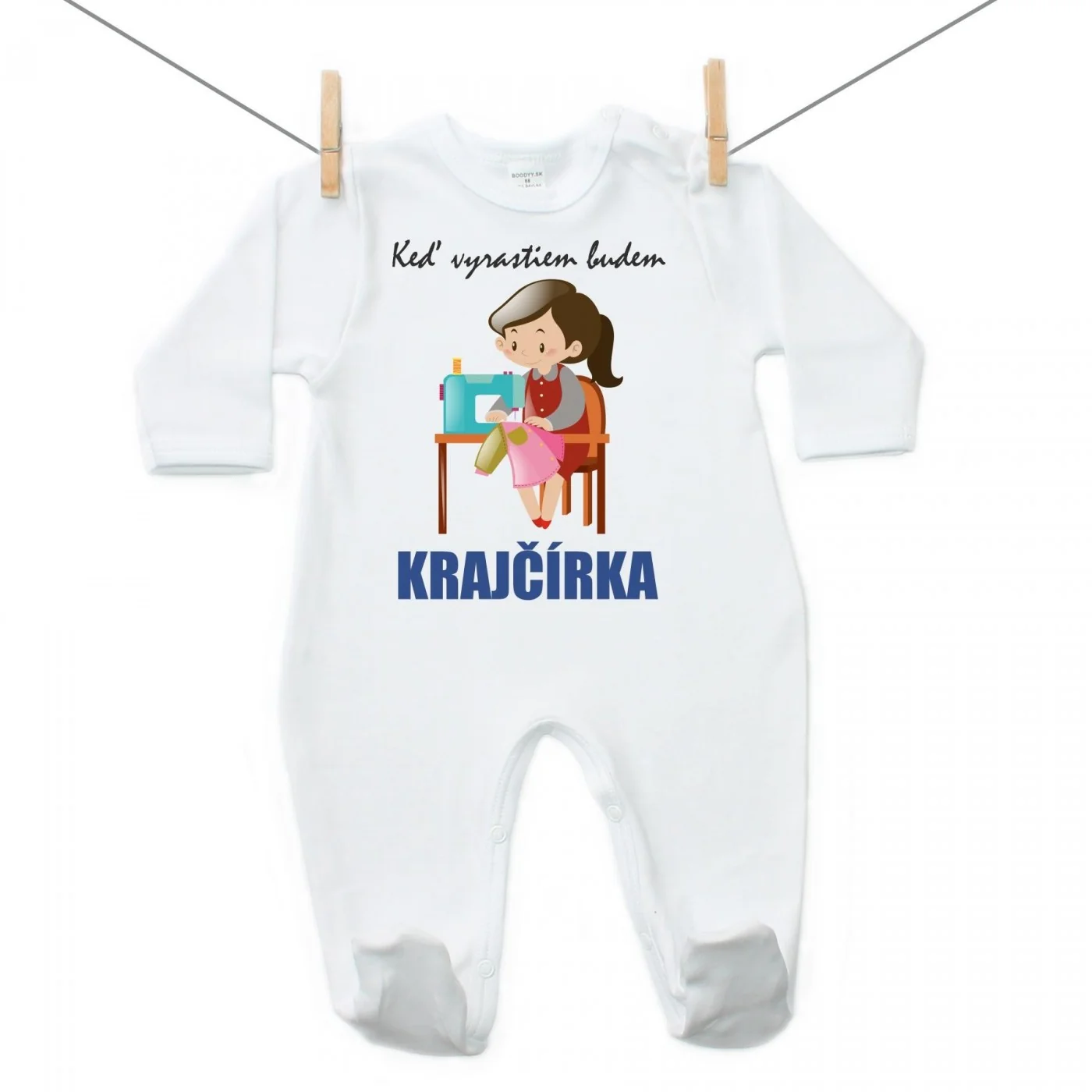 Boodyy Overal Keď vyrastiem budem krajčírka Veľkosť: 98