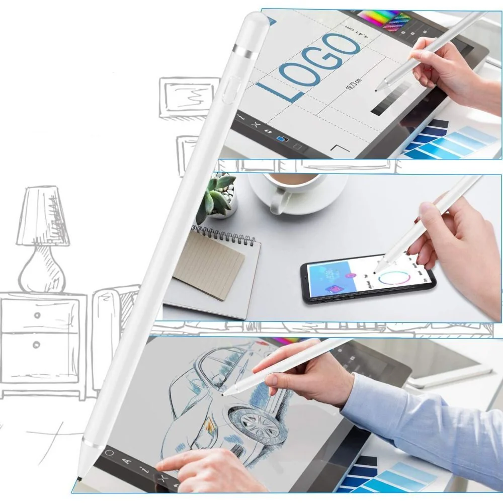 Tech-Protect Active Stylus pero na tablet, čierny
