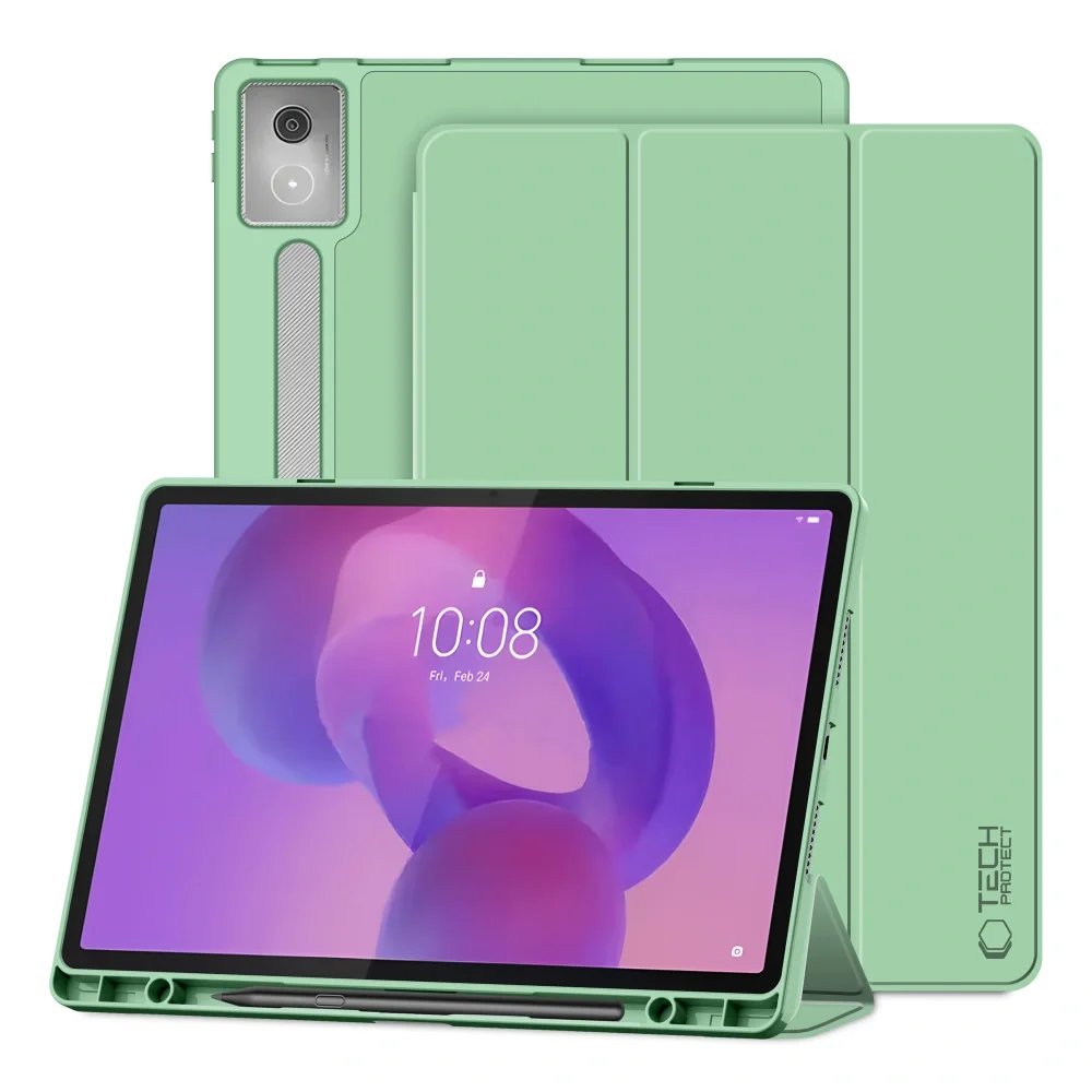 Tech-Protect SC Pen puzdro na Lenovo Idea Tab Pro / Pro MT 12.7'', zelené ené