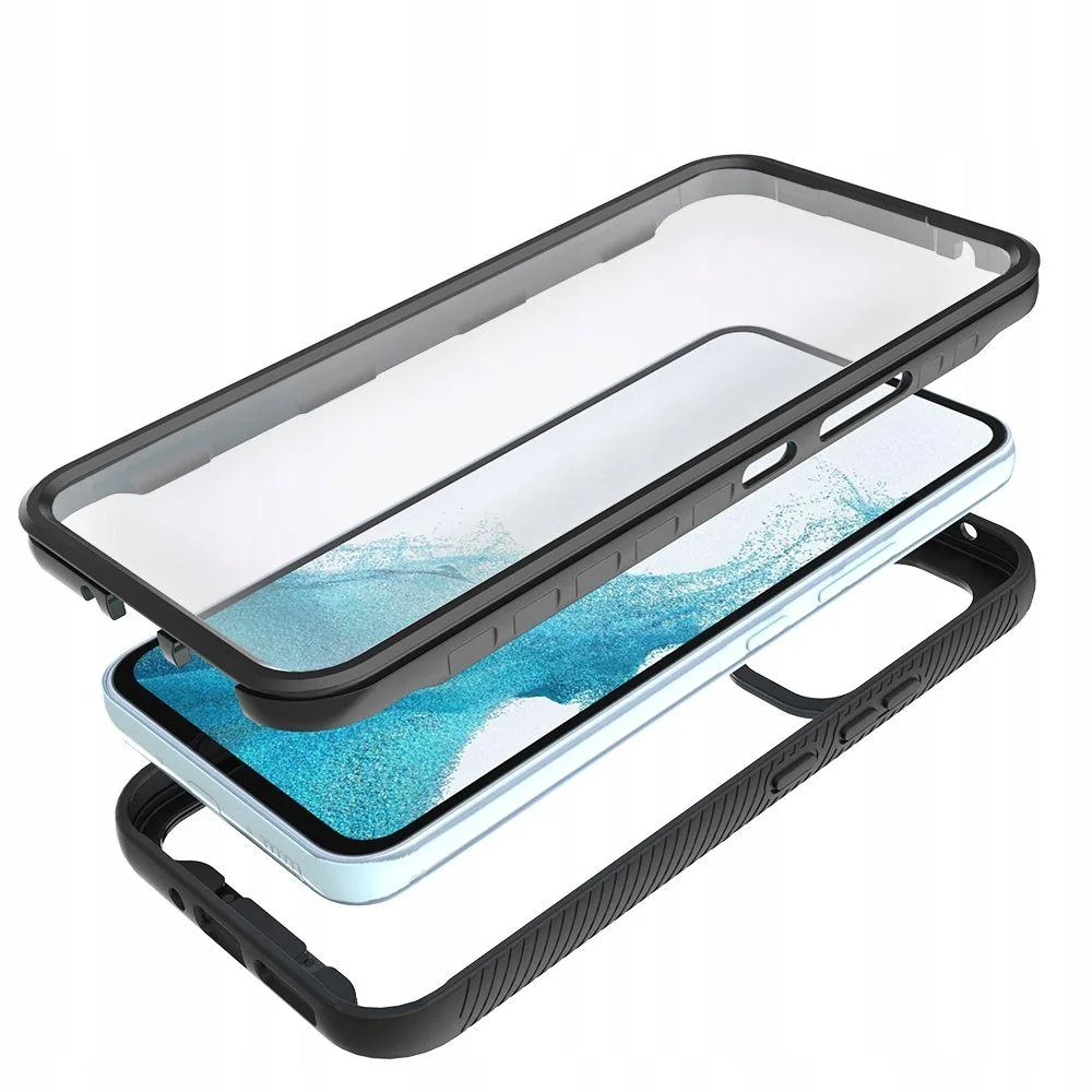 Ochranná fólia pre Samsung Galaxy A54 - Čierna 2v1 balenie, TPU a polykarbonát