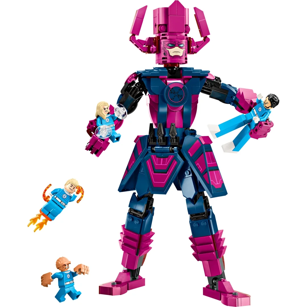 LEGO® Marvel 76316 Fantastická štvorka vs. zostaviteľná figúrka Galactusa