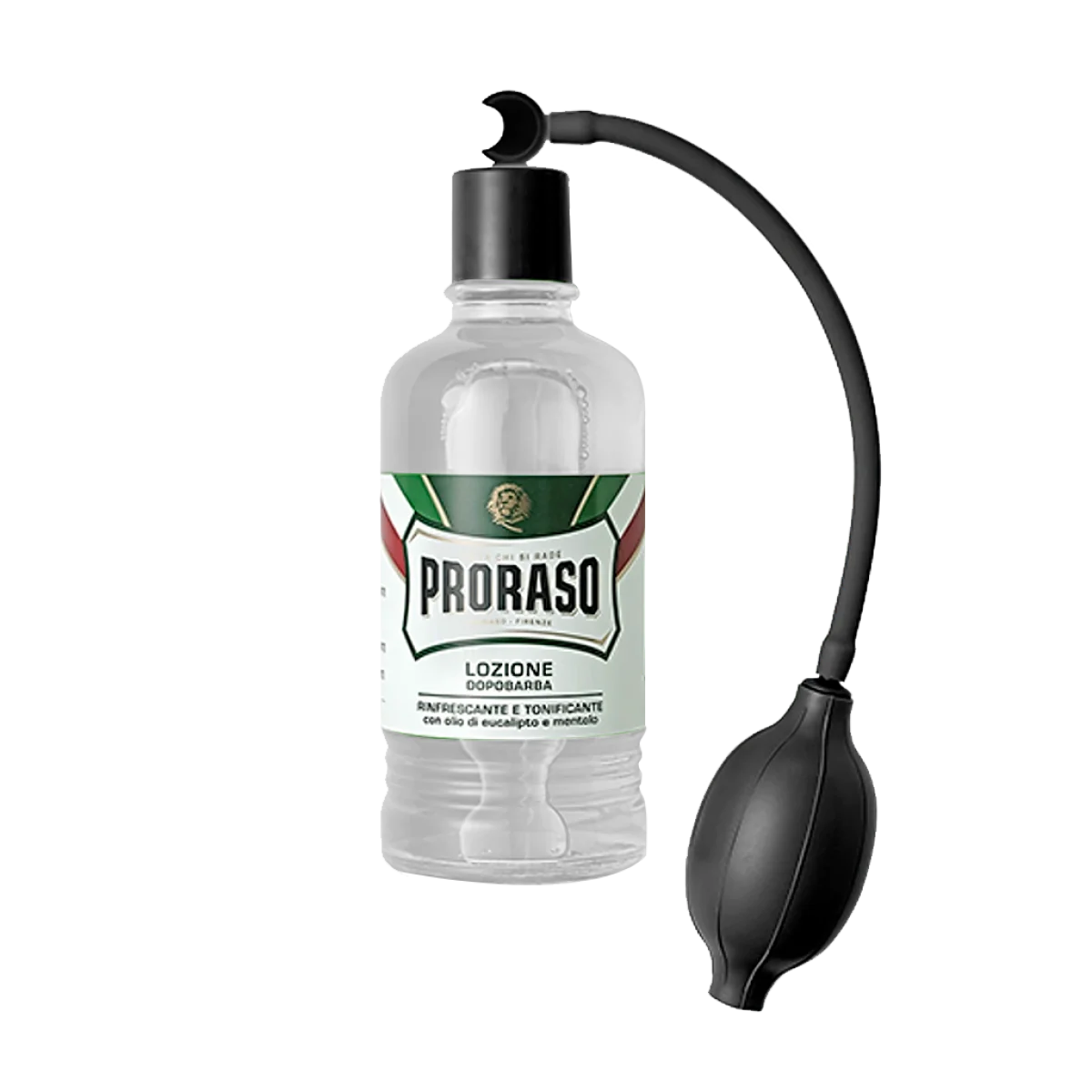 Gumový rozprašovač na kolínsku Proraso Vaporizers for cologne black
