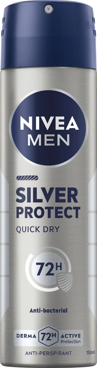NIVEA MEN Anti-perspirant Silver Protect Dynamic 1×150 ml, antiperspirant