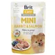 Brit Kapsička Care Mini Rabbit&Salmon Fillets In Gravy 85g