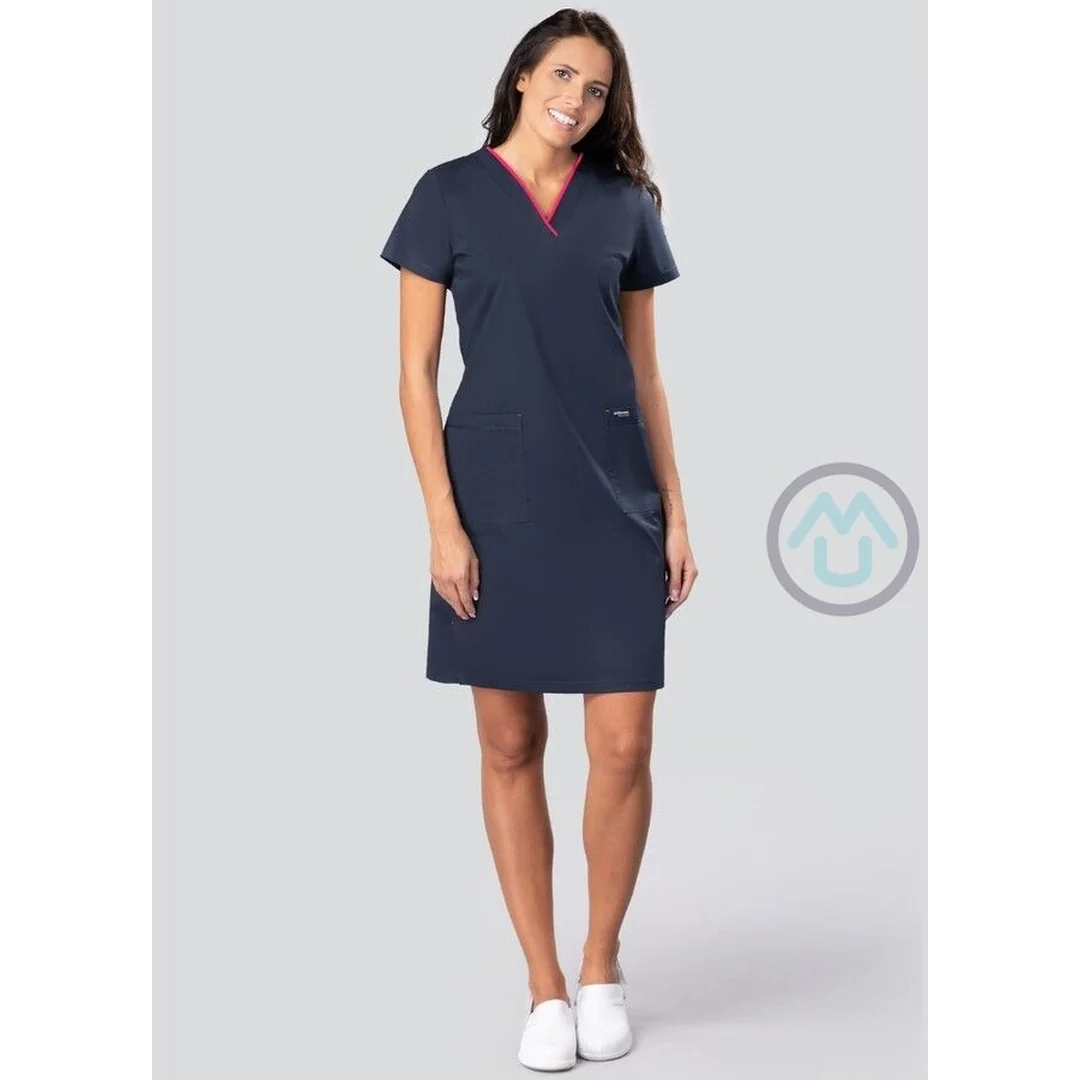 Zdravotnícke šaty FLEX ZONE - námornícky modré 44