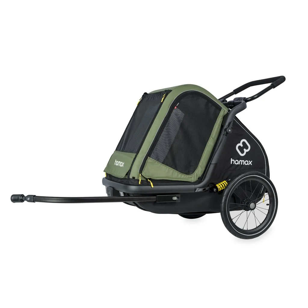 Vozík pre psov Pluto Medium green/black