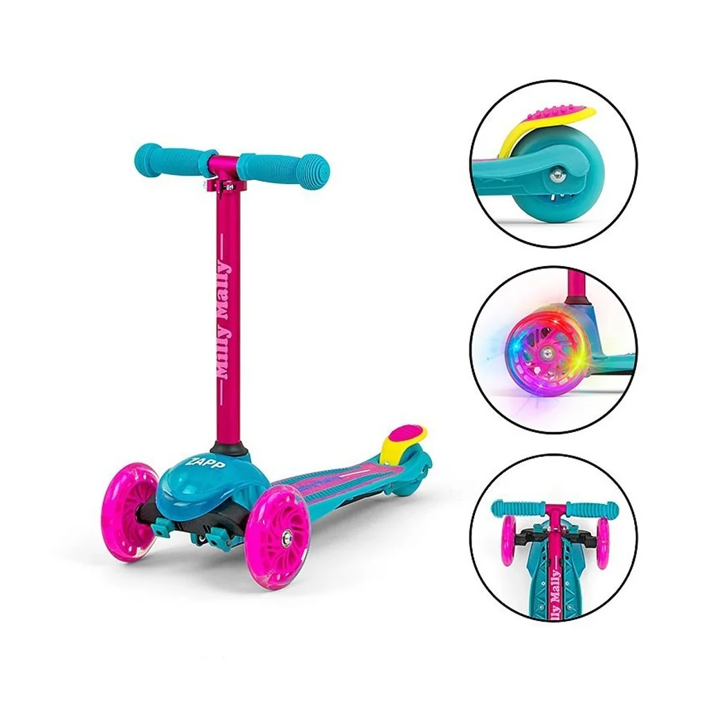 Detská kolobežka Milly Mally Scooter Zapp green , 20C43382
