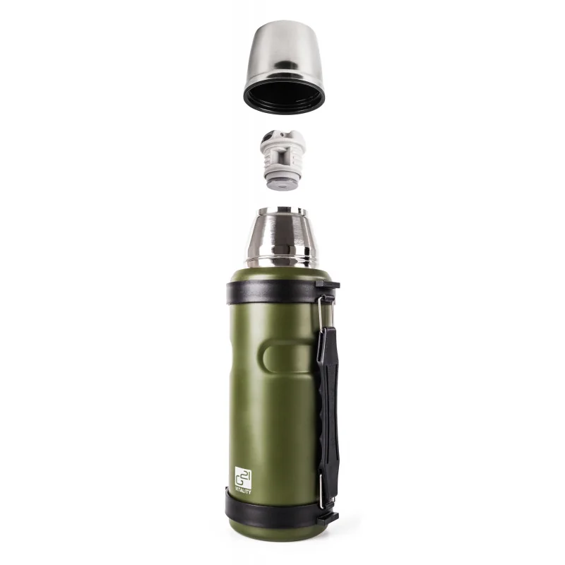 G21 Termofľaša na pitie, 1000 ml, zelená s rukoväťou na pitie, 1000 ml, zelená s rukoväťou G21TL1Z