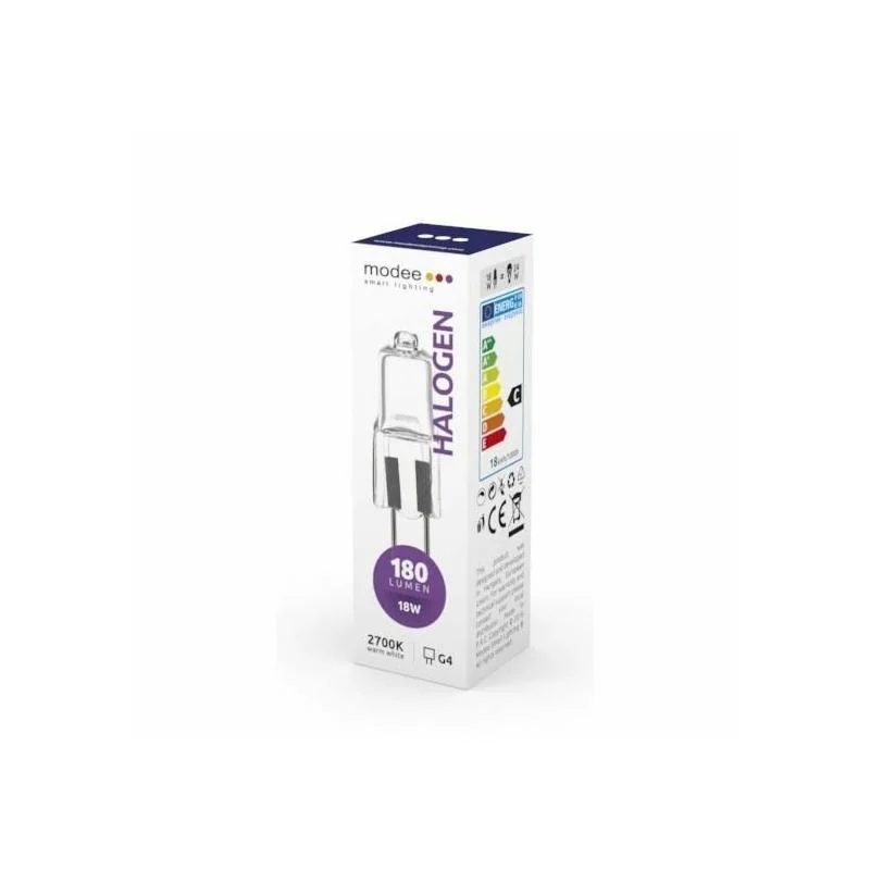 Modee halogenová žiarovka G4 18W teplá biela