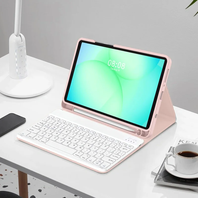 Tech-Protect SC Pen Keyboard puzdro s klávesnicou na Samsung Galaxy Tab A9 / A11 8.7'', ružové b A9 / A11 8.7'', ružové