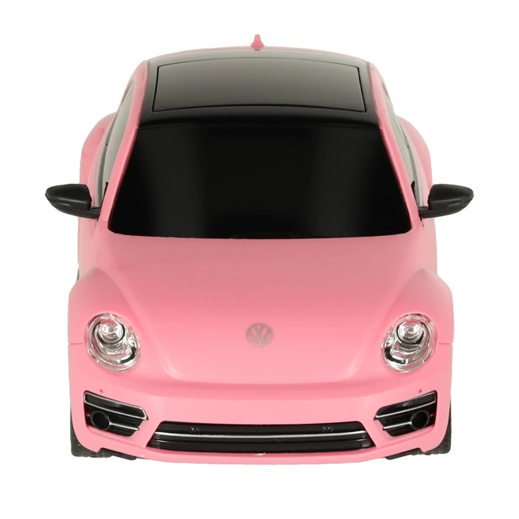 Auto, autíčko na diaľkové ovládanie - Volkswagen Beetle 1:24 ružové auto UV mení farbu