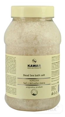 KAWAR kúpeľová soľ 1×1000 g, kúpeľová soľ